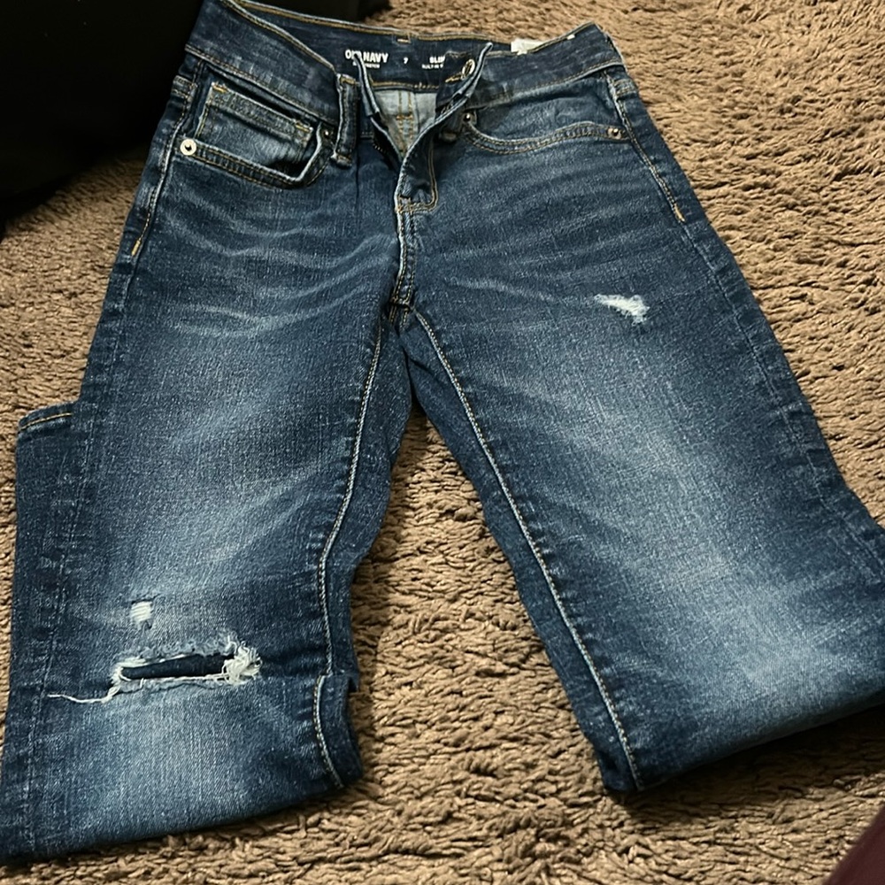 Old Navy boys blue jean size 7